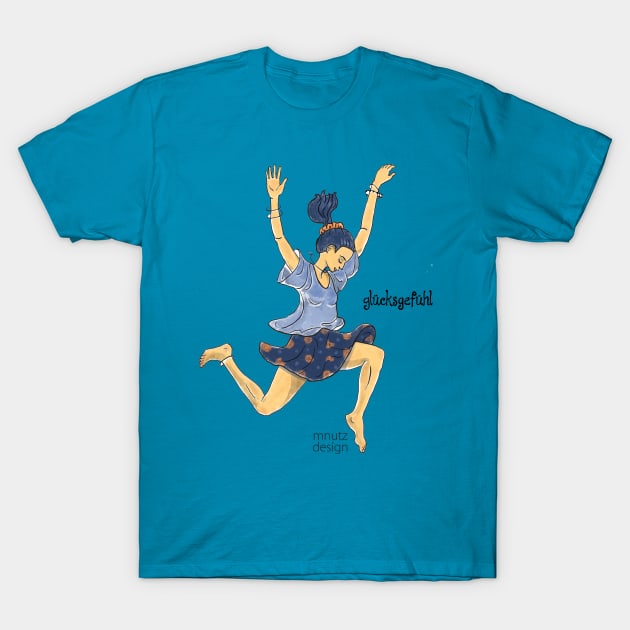 Happiness - Floating T-Shirt by mnutz